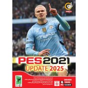 تصویر بازی کامپیوتر اورجینال فوتبال PES 2021 Update 2025 PC 2DVD9 + 1DVD گردو PES 2021 Update 2025 PC