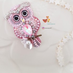 تصویر گلسینه جغد صورتی 