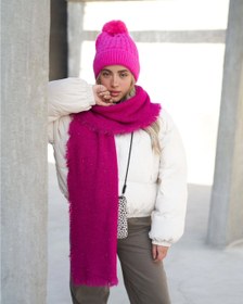 تصویر شال گردن موهر پولکی 