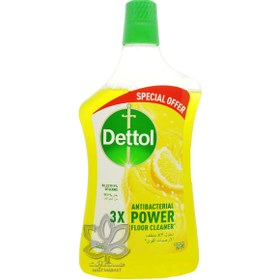 تصویر مایع پاک کننده زمین شوی آنتی باکتریال رایحه لیمو ۹۰۰ میل دتول – dettol 