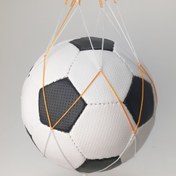 تصویر توپ فوتبال دوختی آسفالتی 