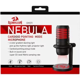 تصویر میکروفون گیمینگ ردراگون مدل GM211 NEBULA 