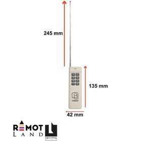 تصویر ریموت برد بلند 8 دکمه 