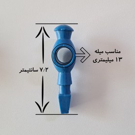 تصویر آدمک فوتبال دستی 2 عددی 13 میل 