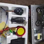 تصویر دزدگیر موتور سیکلت بکاپ دار برند زیزو 