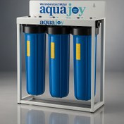 تصویر دستگاه تصفیه آب پیش تصفیه سه مرحله ای آکواجوی 