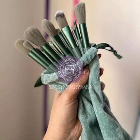 تصویر ست براش آرایشی ۱۳ عددی با کیف 