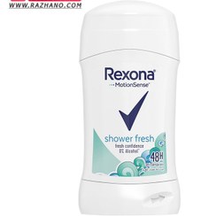 تصویر استیک ضد تعریق زنانه رکسونا شاور فرش 40 گرم Rexona Shower Fresh Women Deodorant Stick 40g