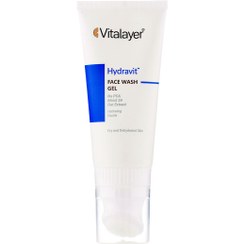 تصویر ژل شستشوی صورت هیدراویت ویتالیر مناسب پوست خشک با براش سیلیکونی 200 میلی لیتر Vitalayer Hydravit Face Gel Wash 200 ml