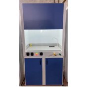 تصویر هود شیمیایی پایه کابینتی عرض 100 Cabinet-based chemical hood, width 100