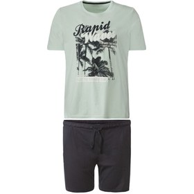 تصویر ست تی شرت و شلوارک مردانه سایز بزرگ برند لیورجی مدل 4054599014289 