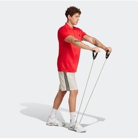 تصویر مردانه TRAIN ESSENTIALS MEN'S RED POLO T SHIRT adidas 