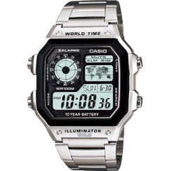 تصویر ساعت مچی دیجیتالی کاسیو مدل AE-1200WHD-1A Casio Watch AE-1200WHD-1A