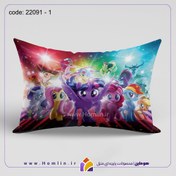 تصویر روبالشی عروسکی دخترانه | سری ۲۲۰۹۱ 