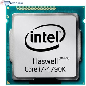 تصویر پردازنده CPU اینتل مدل Core i7-4790k (پردازنده CPU استوک)