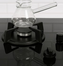 تصویر قهوه جوش پیرکس شیر جوش پیرکس