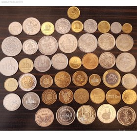 تصویر سوپر بانکی ، مطابق تصویر ا مجموعه سکه های جمهوری 46 عددی سوپر بانکی مجموعه سکه های جمهوری 46 عددی سوپر بانکی