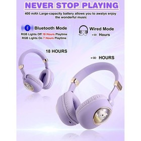 تصویر هدفون بلوتوثی GJBY مدل CA-037 GJBY CA-037 Bluetooth Headphone