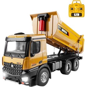 تصویر کامیون کنترلی تمام فلز هوینا Huina 1582 