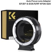 تصویر آداپتور لنز فوکوس خودکار K&amp;F Auto focus Lens Adapter EF/EF-S-EOS R/RF KF06-520 