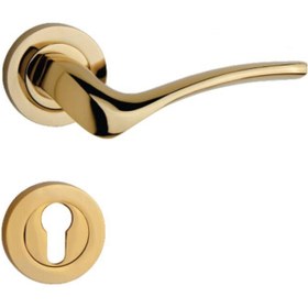 تصویر دستگیره دو تکه - طلایی 