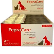 تصویر قرص ضد انگل ادواکر مناسب سگ و گربه بسته ۱۰ عددی 