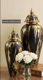 تصویر جینجرجار و بانکه کشیده آلوین - هر دو سایز / سبز طلایی 