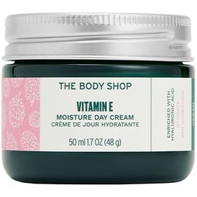 تصویر ژل کرم مرطوب کننده ویتامین ای پوست چرب بادی شاپ حجم 50 میل اورجینال Vitamine E Moisture Gel Cream Oily skin The Body Shop 50 ML