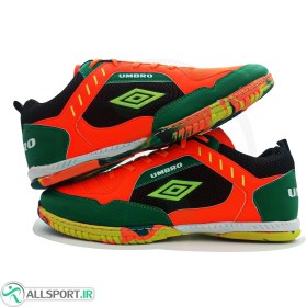 تصویر کفش فوتسال آمبرو Umbro Orange Green 