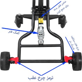 تصویر کالسکه پاپاراما مدل اسکوتری 