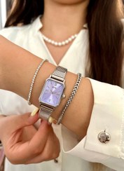 تصویر ساعت مچی زنانه مدل ایکس وی - صفحه بنفش XSVO