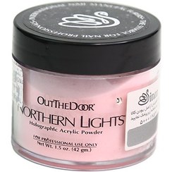 تصویر پودر کاشت ناخن رنگی صورتی 42 گرم inm Pink color nail planting powder 42 grams inm