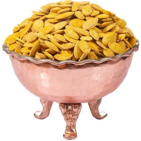 تصویر تخمه مرمری زعفرانی 