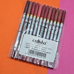 تصویر خط لب برند کالیستا بصورت 12عددی CALISTA LIP PENCIL