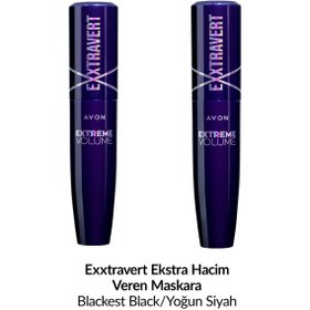 تصویر ریمل اورجینال برند Avon مدل Exxtravert Ekstra Hacim Veren Maskara کد 791869123 