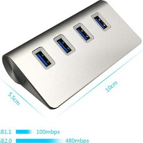 تصویر هاب 4 پورت USB 3.0 مدل SUP-2TB 