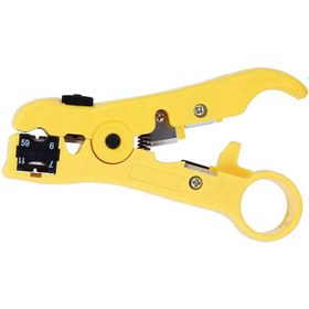 تصویر آچار استریپر یونیورسال HT-352 Telephone Network Line Cable Wire Jacket Stripper Pliers with Cable Cutter Stripping Scissors Tool HT-352