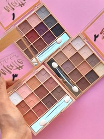 تصویر پالت سایه چشم دودوگرل ۱۲ رنگ مات 