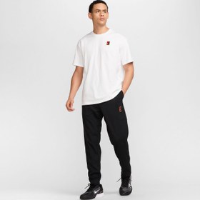 تصویر تی شرت تنیس مردانه نایک Nike Court – سفید NikeCourt Tennis T-Shirt - WHITE