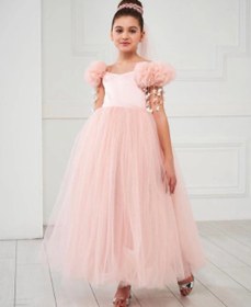 تصویر لباس مجلسی دخترانه کد ۳۳۴ 