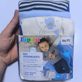 تصویر تیشرت نوزادی لوپیلو بسته ۳ عددی کد EU633 