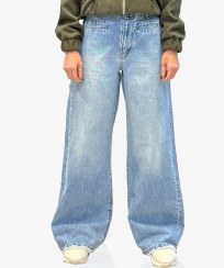 تصویر شلوار جین بگ مدل سلین 