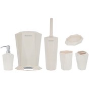 تصویر ست بهداشتی همارا مدل simple - طوسی Homara Simple Toilet Set