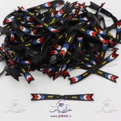 تصویر بند ژلاتینی ( ژله ای ) تزئینی سرزیپ پرچمی (بسته 100 عددی) 