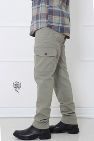 تصویر شلوارشش جیب کتان 