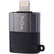 تصویر مبدل لایتنینگ به USB پرووان مدل PCO15 ProOne PCO15 Lightning To USB-A OTG Adapter