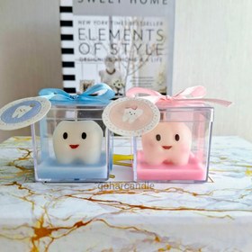 تصویر گیفت شمع دندونی 