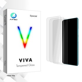 تصویر محافظ صفحه نمایش شیشه ای جانبو مدل Viva Glass MIX3 مناسب برای گوشی موبایل اینفینیکس Hot 11s بسته سه عددی 