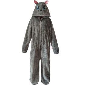 تصویر پتو گربه طوسی| مناسب قد زیر 150 تا 170 سانتی متر 