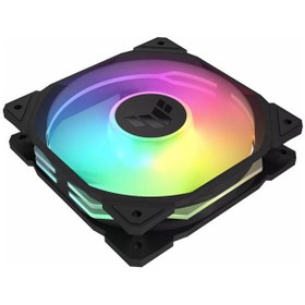 تصویر فن خنک کننده کیس کامپیوتر ایسوس مدل TUF Gaming TR120 ARGB Reverse Asus TUF Gaming TR120 ARGB Reverse Computer Case Cooler